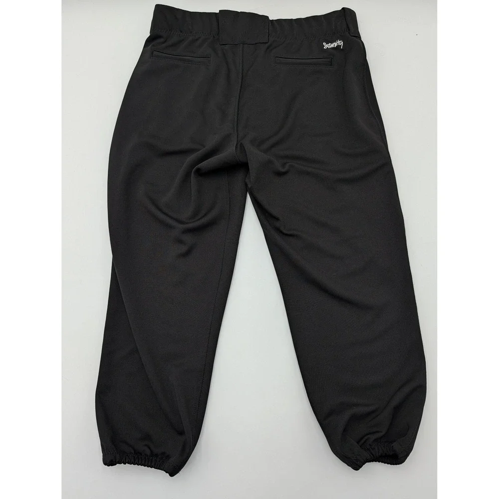 Intensity Athletics Black Polyester Baseball Softball‎ Pants Youth Large